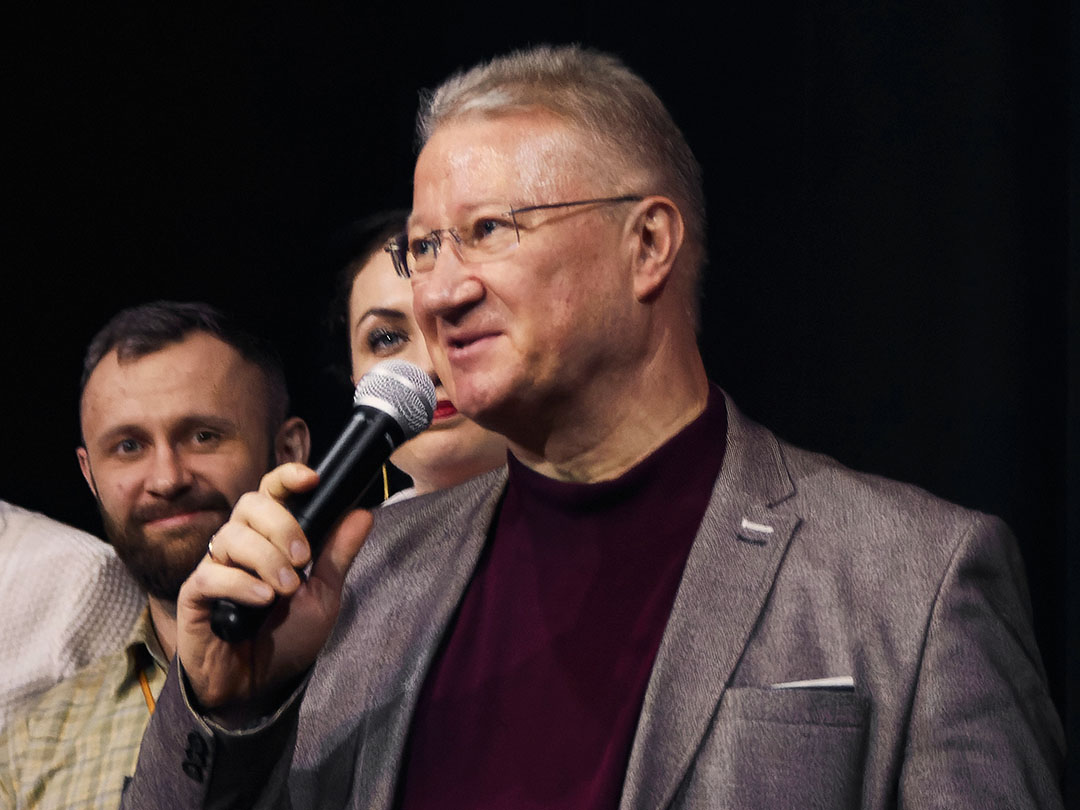 Александр Ковригин с участником DAO EVENT